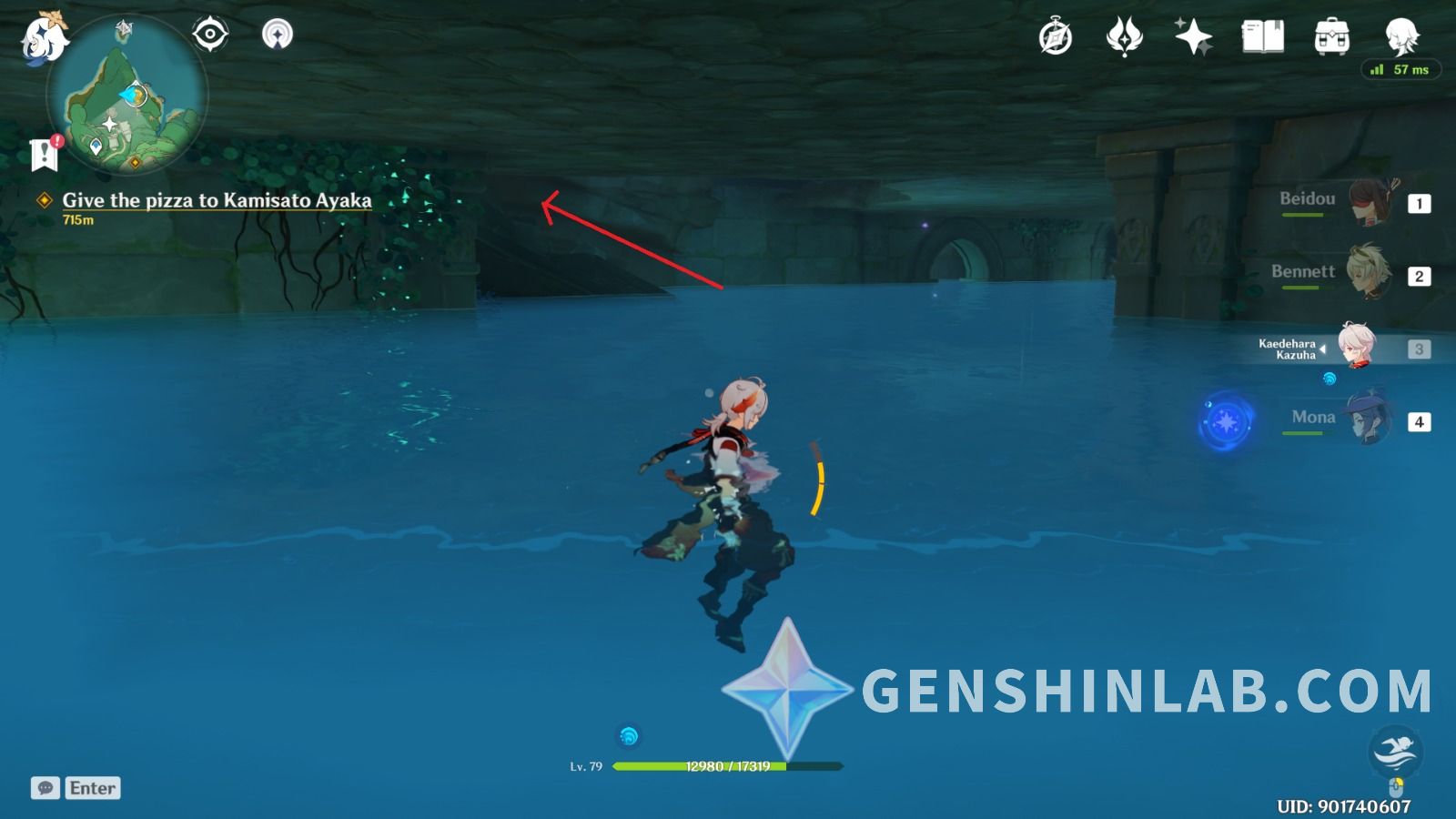 Genshin water level puzzle