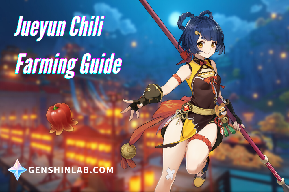 Genshin Impact Jueyun Chili Farming Routes (Ascension Materials For Xiangling)