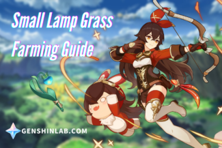Genshin Impact Small Lamp Grass Farming Routes (Ascension Materials For Amber)